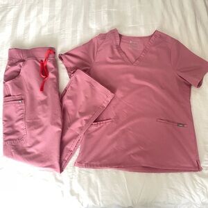 FIGS SCRUB SET IN SIZE LARGE W/ LG TALL PANT